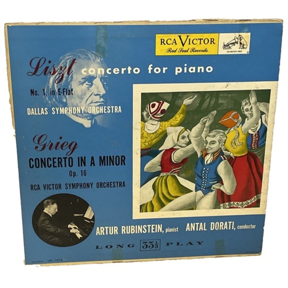 Concerto In A Minor, Op. 16 Concerto No. 1, In E-Flat (Vinyl, 1950) RCA Victor